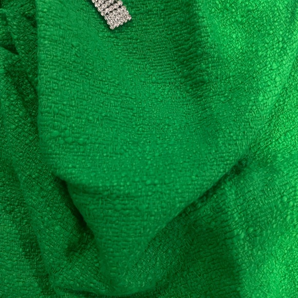 Zara textured weave green textured dress - Picture 6 of 9